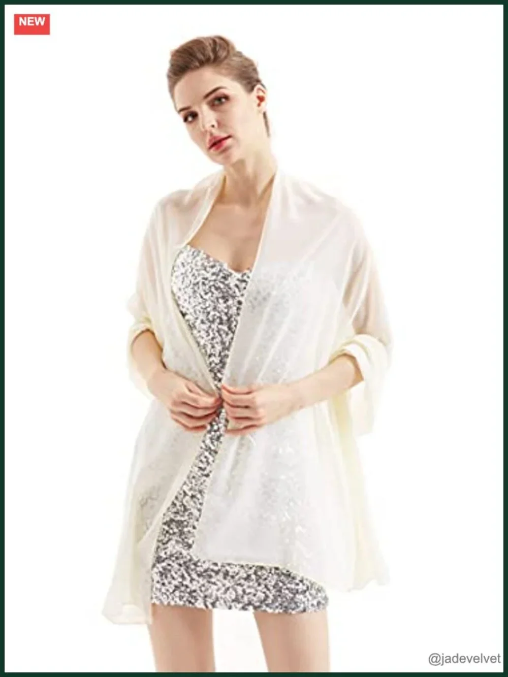 Chiffon Scarf Wrap Shawl Bridesmaid Wedding Hijab Lightweight 75x27 Inches